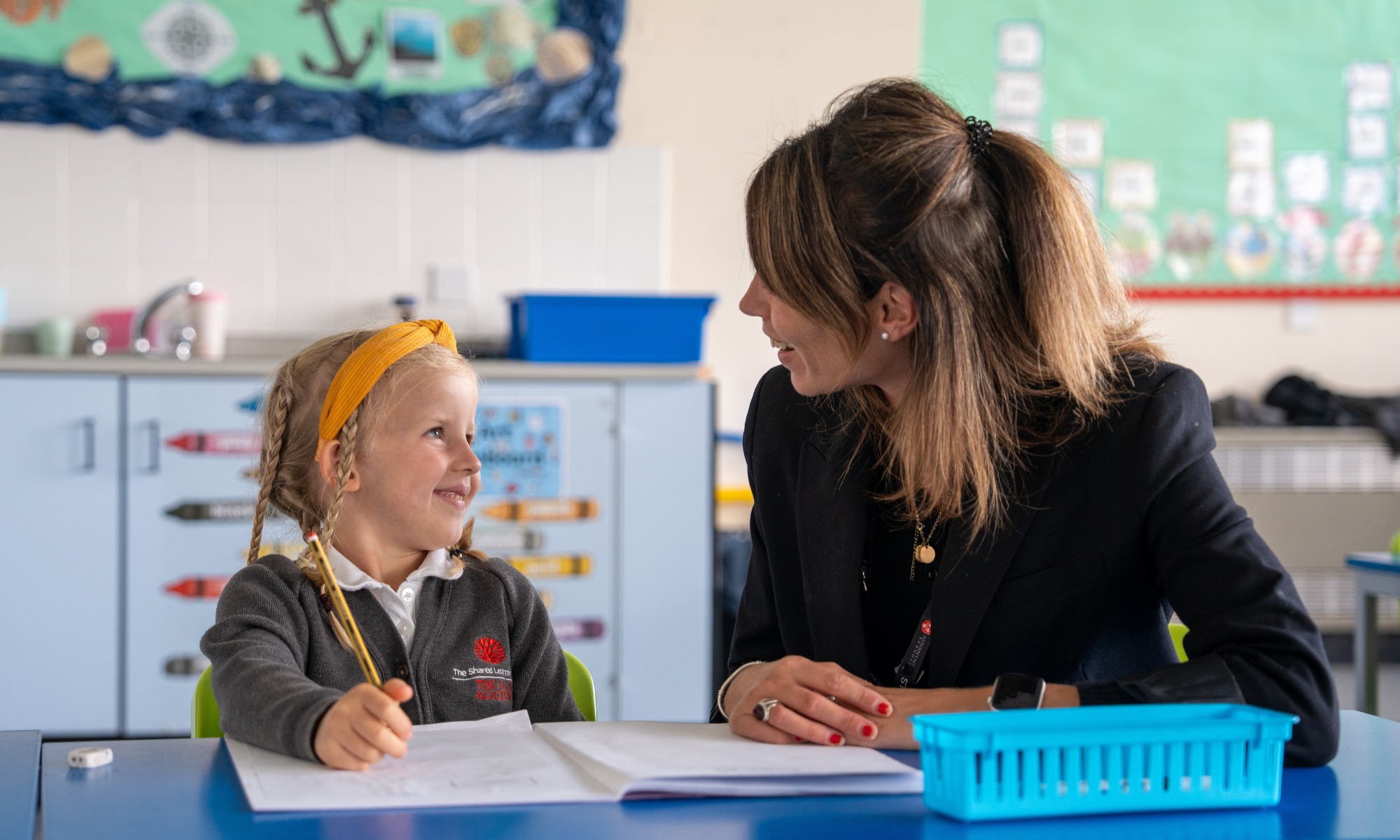 Vale pupil looking at teacher